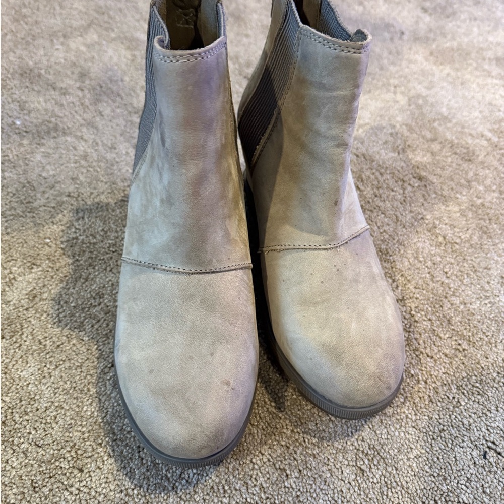 Sorel Women's Light Taupe/grey Ankle Booties